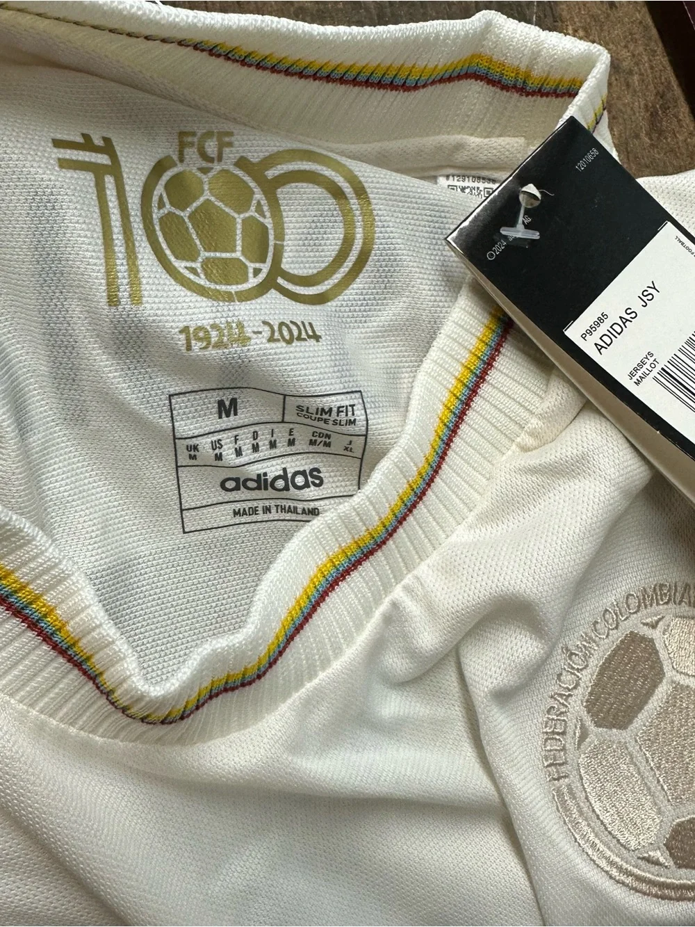 Luis Diaz #7 Colombia 100 Years Jersey US Size M